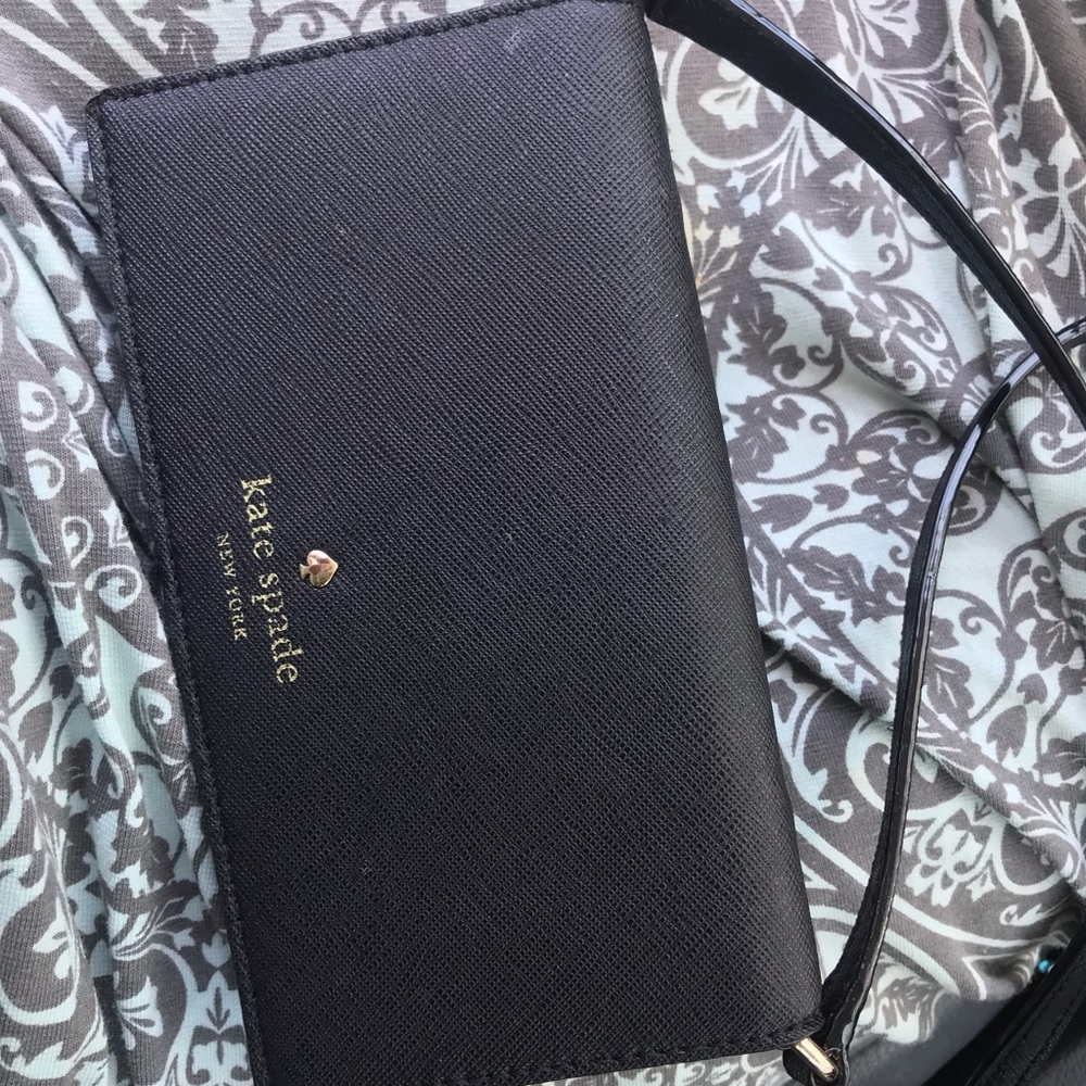 Kate Spade black mini cross body